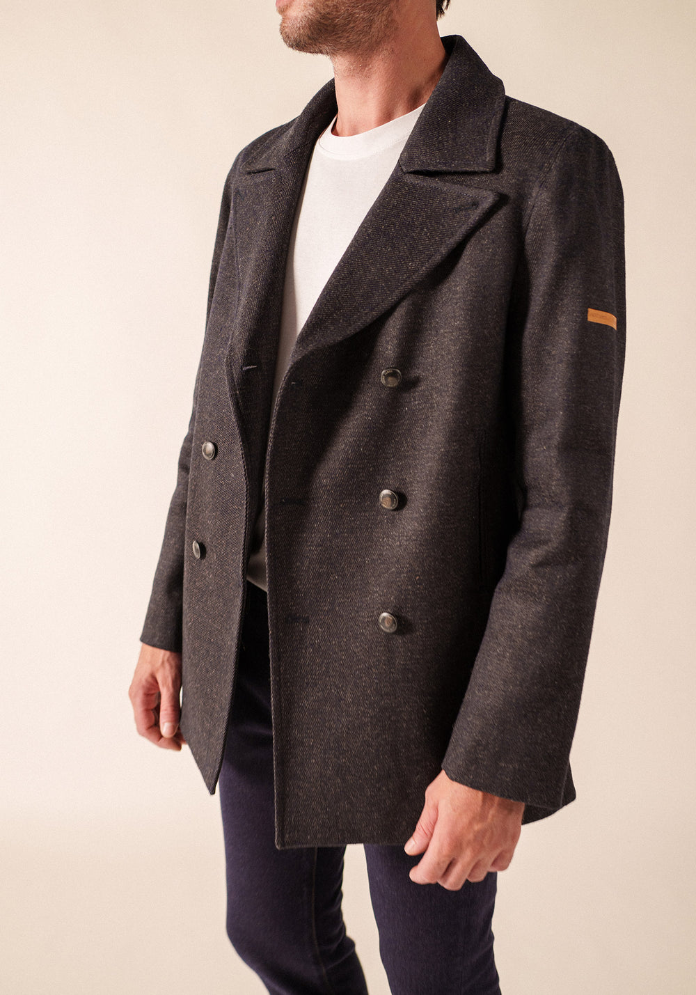 Héritage men peacoat x Atelier Tuffery (MARINE/CHANVRE)