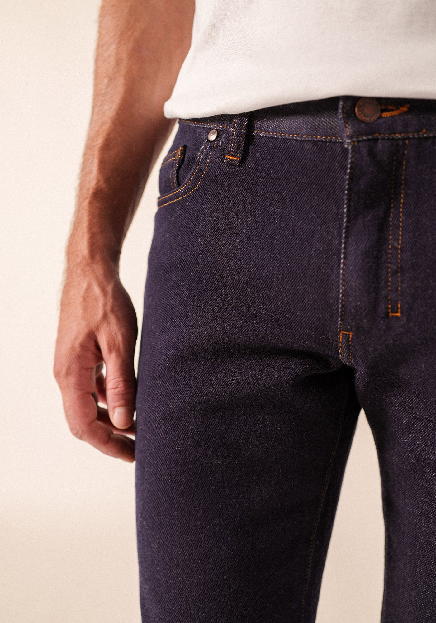 Vaqueros Alphone Mérinos x Atelier Tuffery (MARINE)