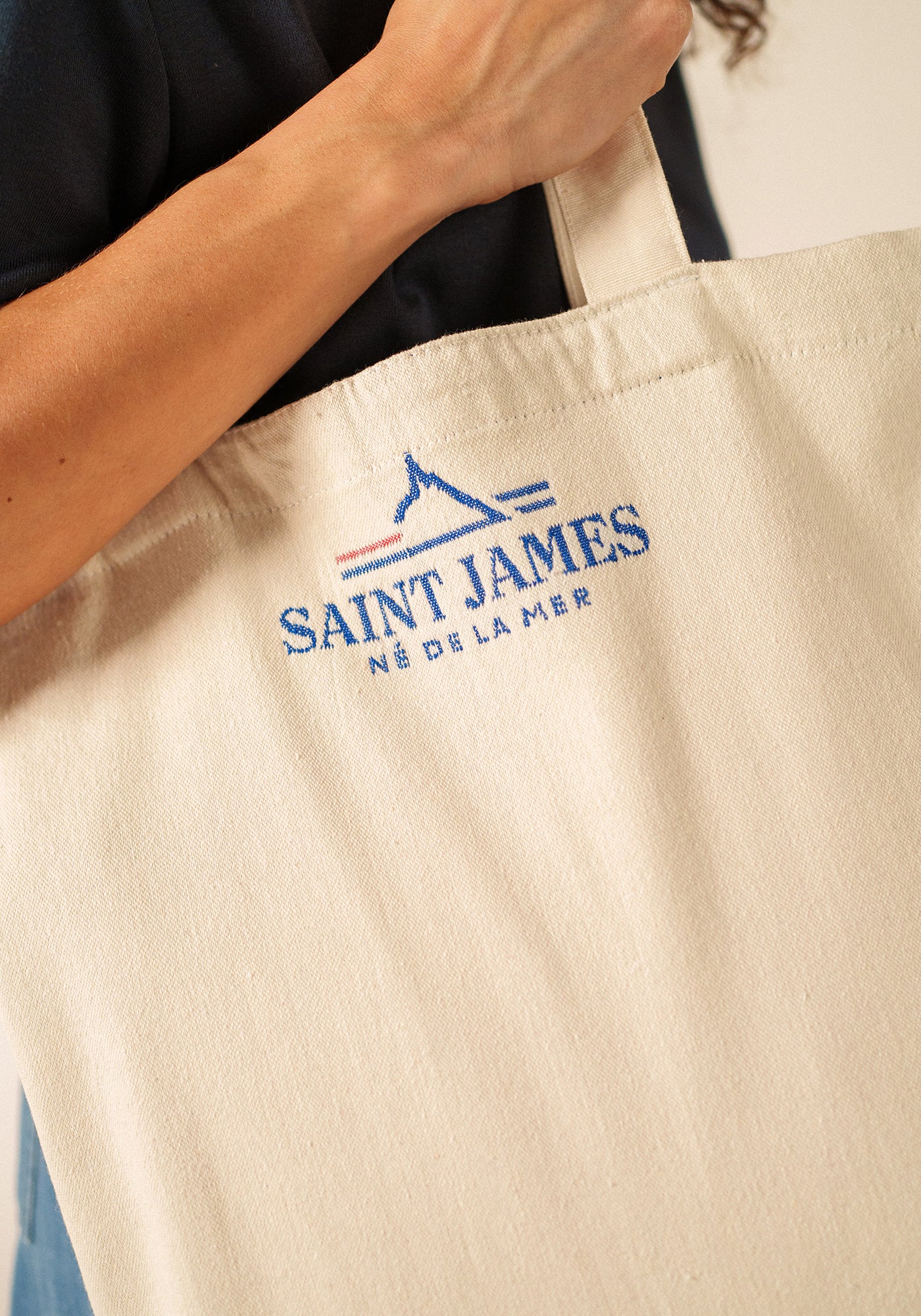 Bolso tote con asas (ECRU/GITANE)