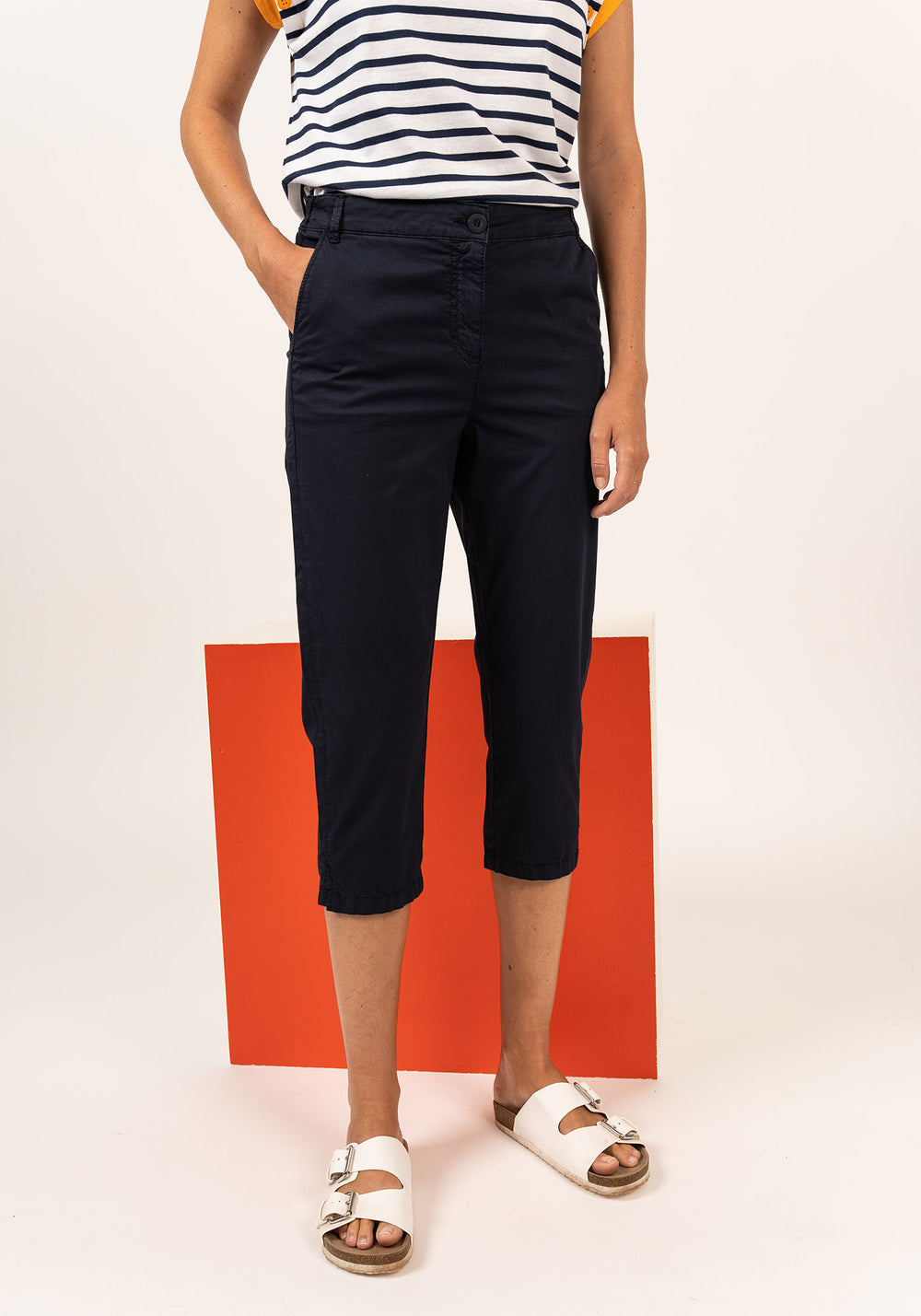 Pantalones capri Marinette (MARINE)