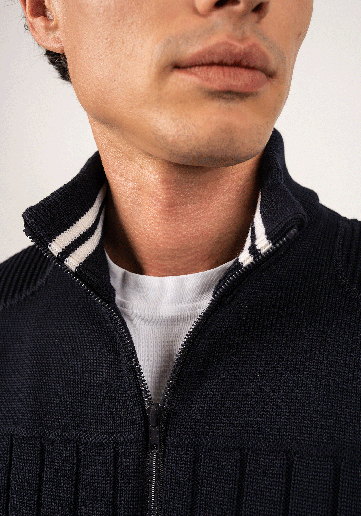 Cárdigan Calypso Réédit (AZUL MARINO/BLANCO)