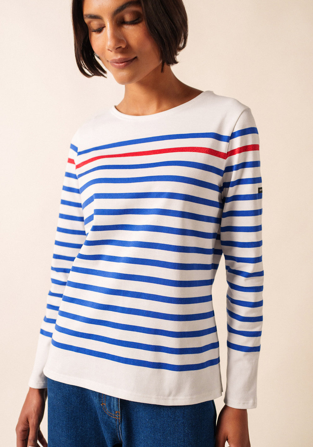 Naval Lurex Breton shirt (NEIGE/GITANE/TULIPE)