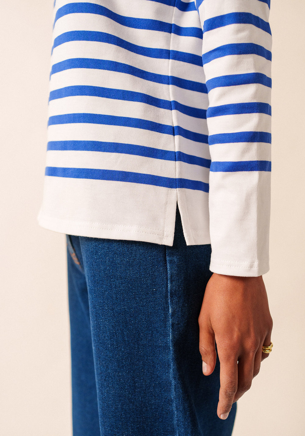 Naval Lurex Breton shirt (NEIGE/GITANE/TULIPE)