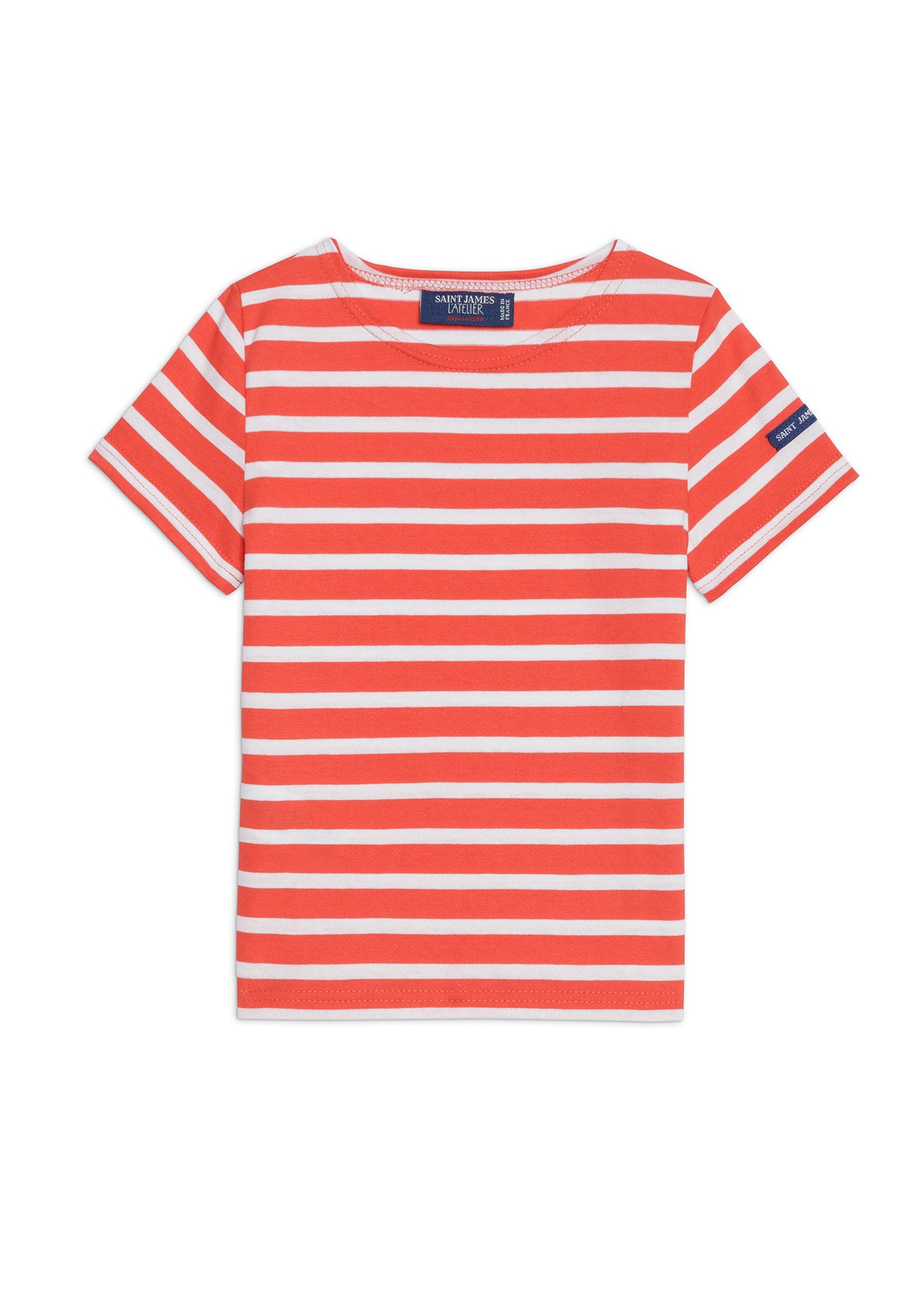 Camisa bretona Levant para niño (PIGMENT/NEIGE)