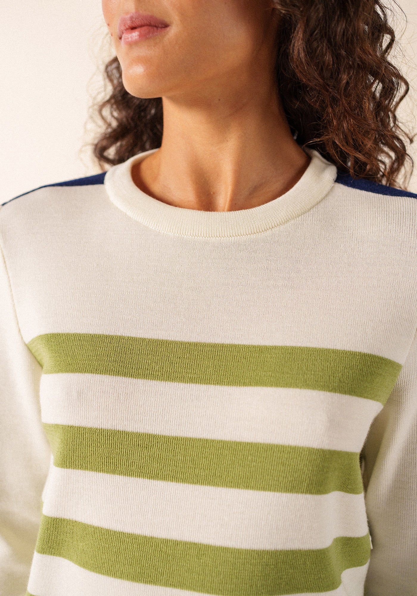 Chausey jumper (BLANC/OIL/INSIGNE)