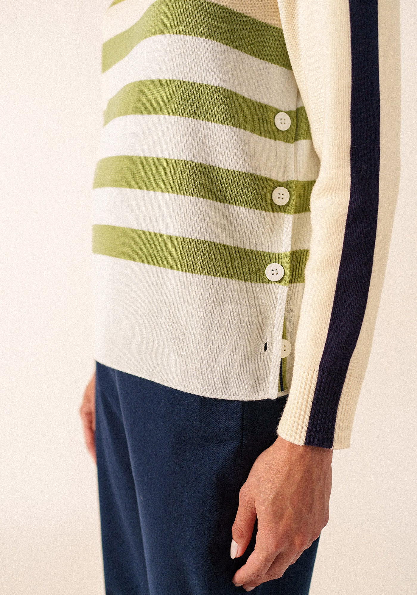 Chausey jumper (BLANC/OIL/INSIGNE)