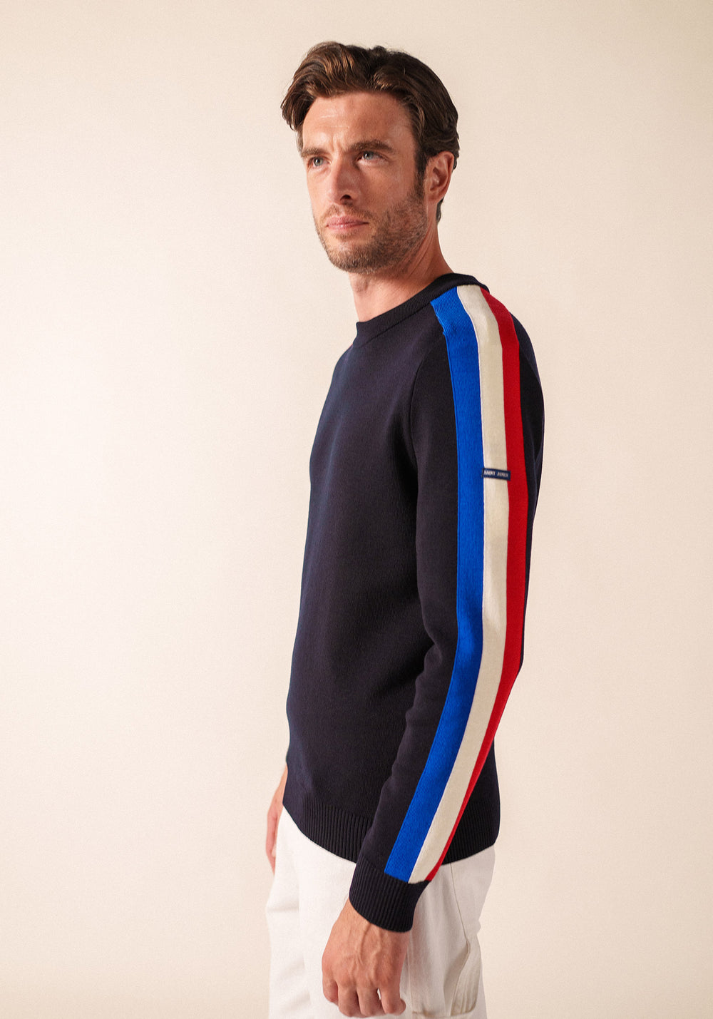 Jersey raglán x l'Elysée (AZUL MARINO/GITANA/ESPUMA/TULIPÁN)