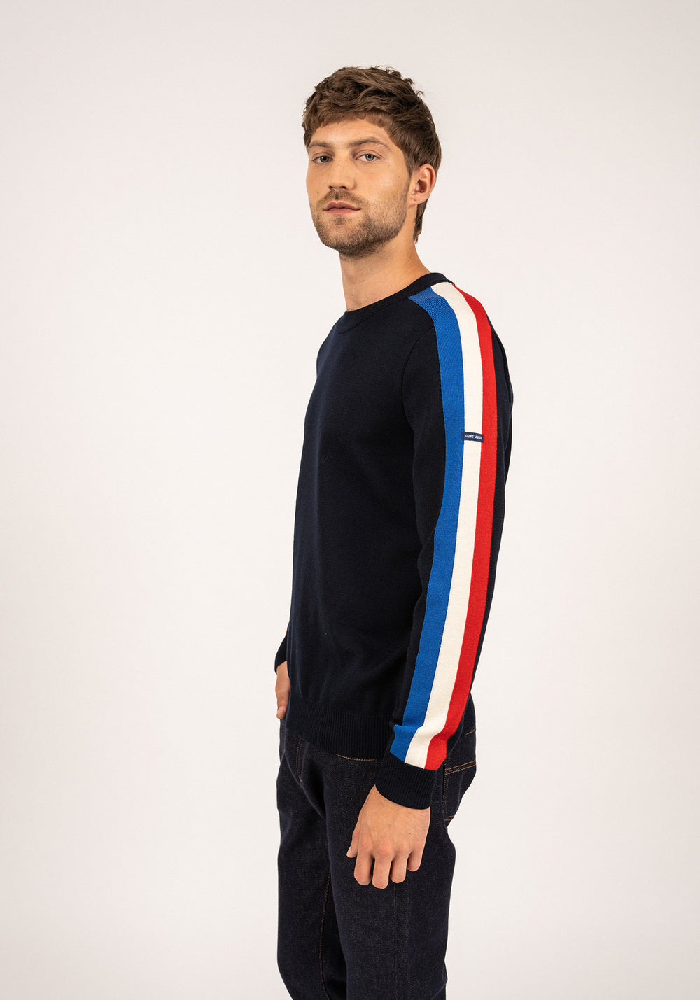 Rglan jumper x l'Elysée (NAVY/GITANE/ECUME/TULIPE)