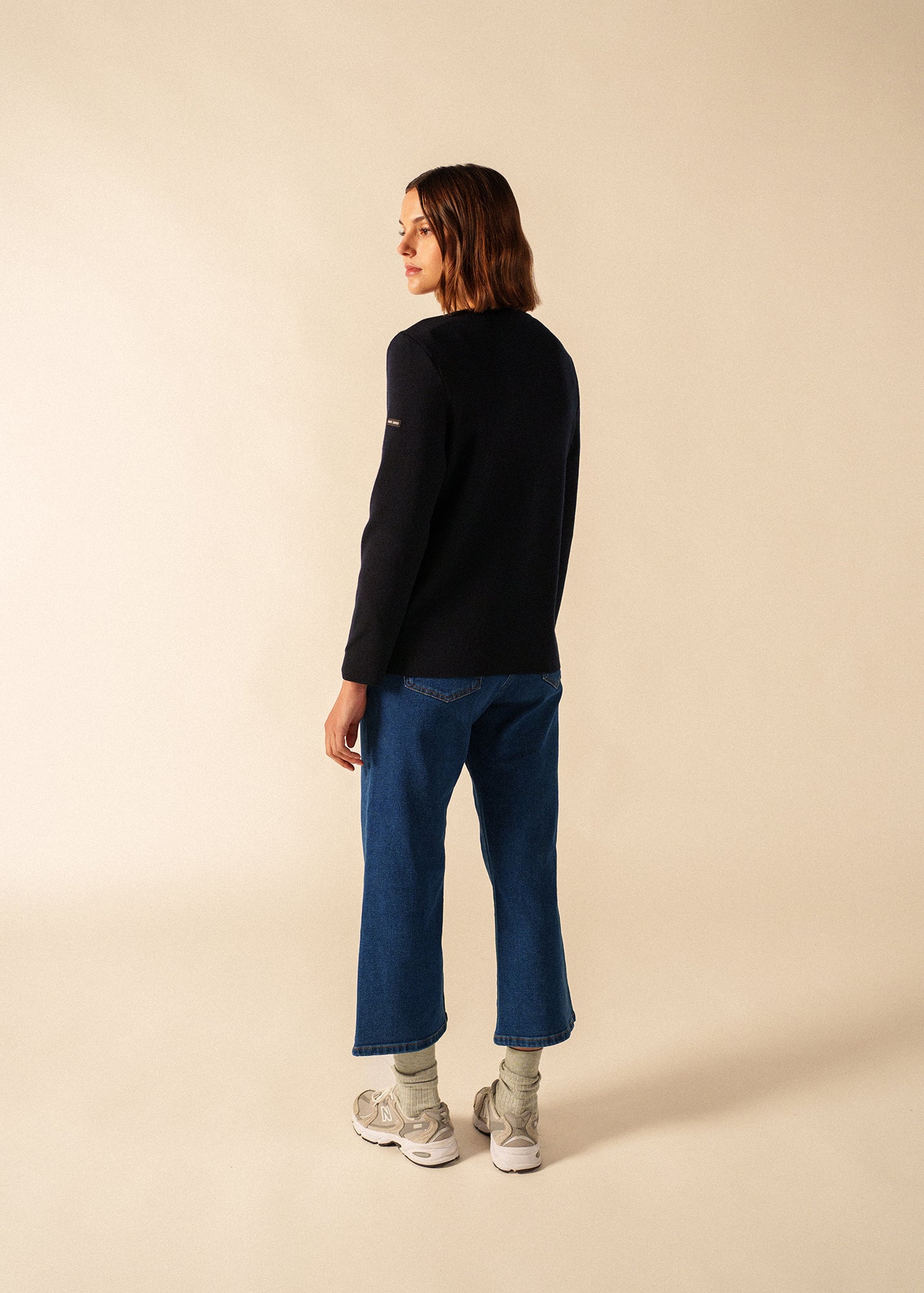 SAINT JAMES ブルー Vネックカーディガン Blainville V neck cardigan buttoned, in soft wool | SAINT JAMES