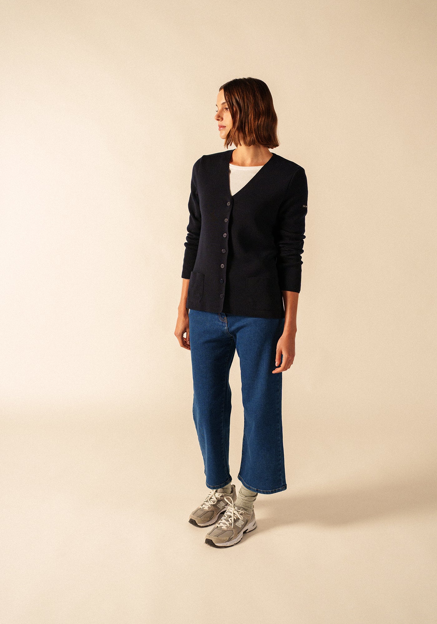 Blainville cardigan (NAVY)