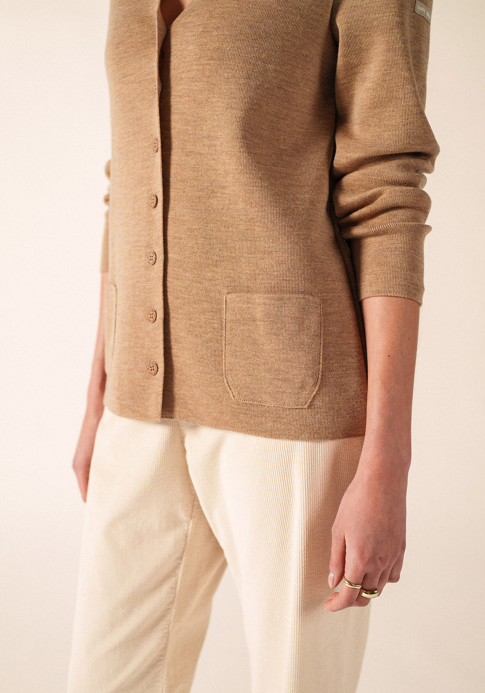 Blainville cardigan (BEIGE FONCE)