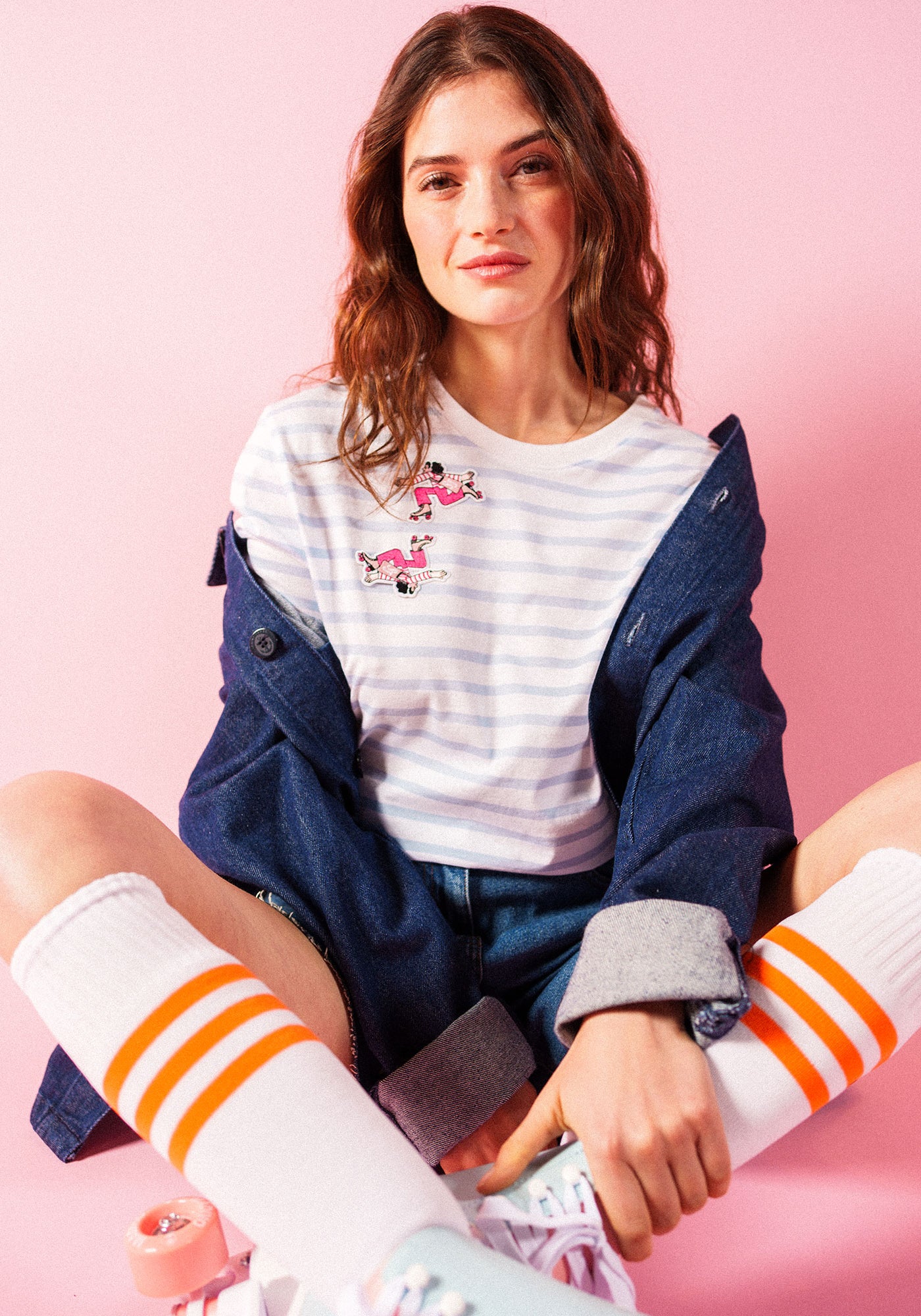 Parche para planchar - Roller Woman (MULTICO)