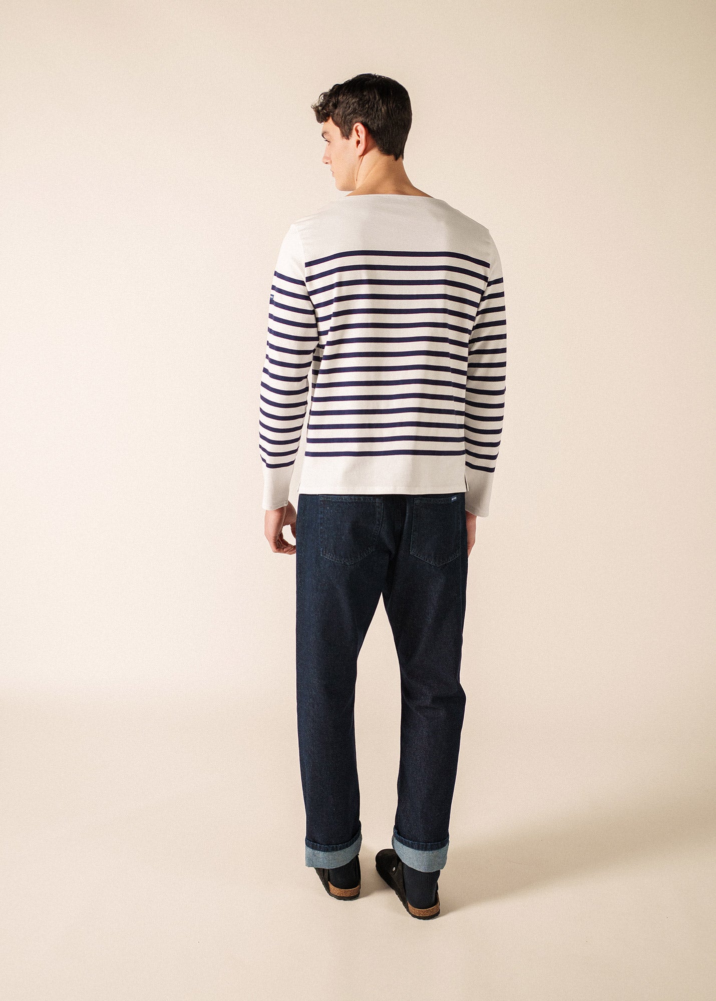 Naval authentic striped sailor shirt in combed cotton | SAINT