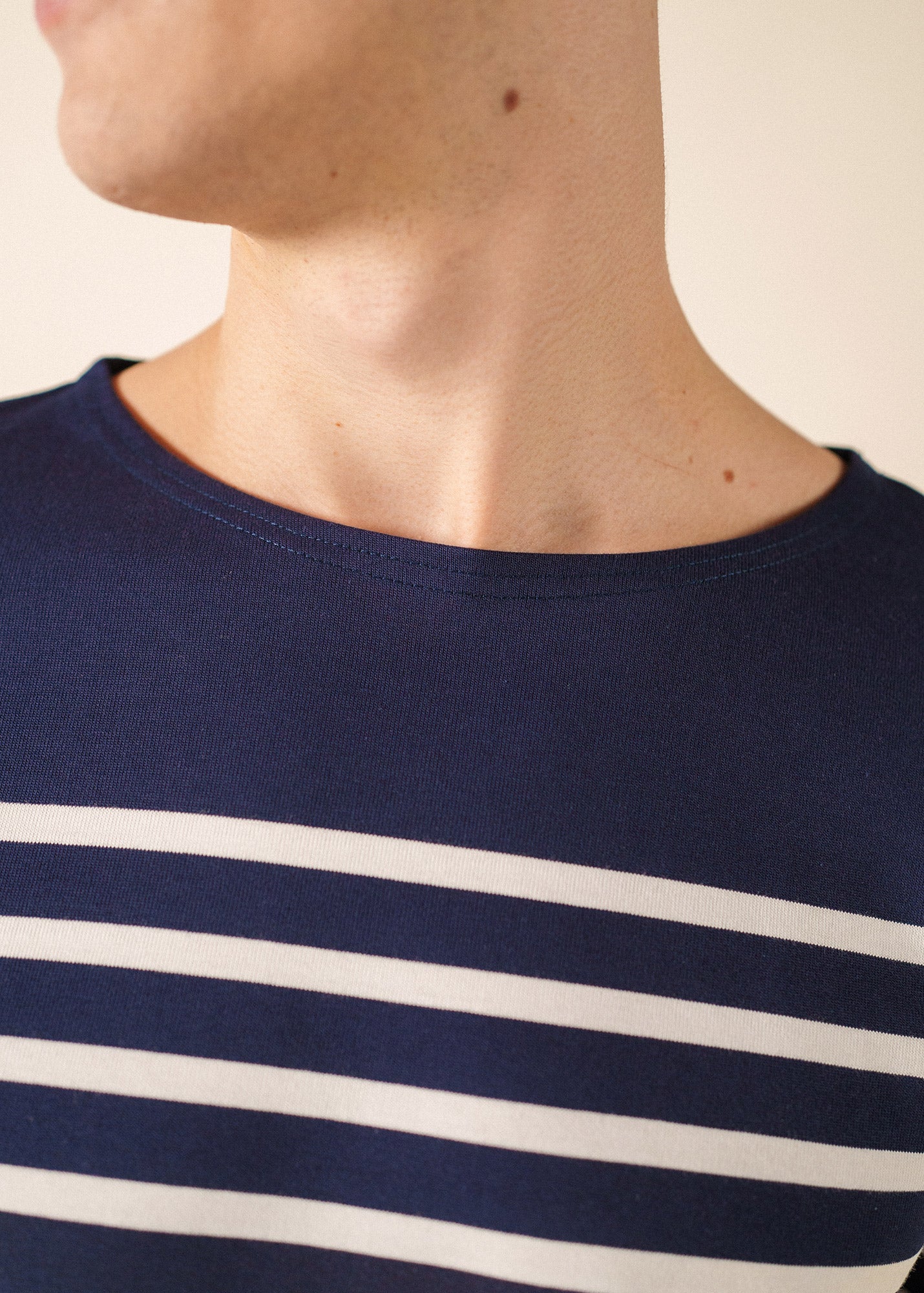 Naval authentic striped sailor shirt in combed cotton | SAINT
