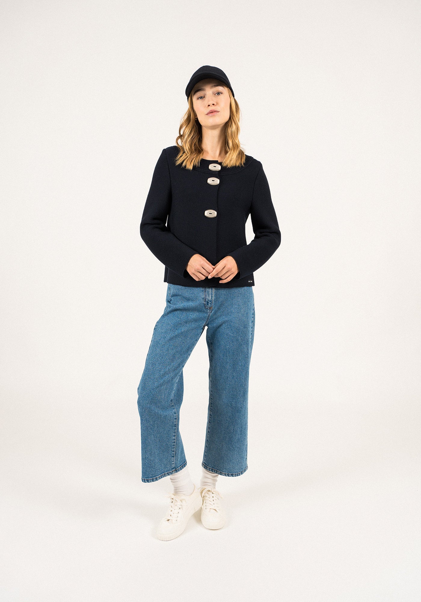 Adrets Réédit cardigan (NAVY)