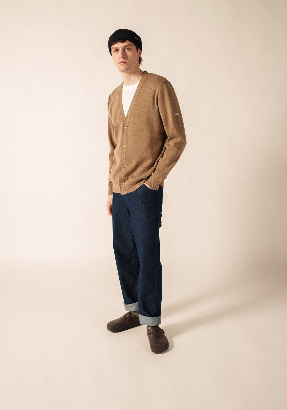Guingamp Cardigan (BEIGE FONCE)