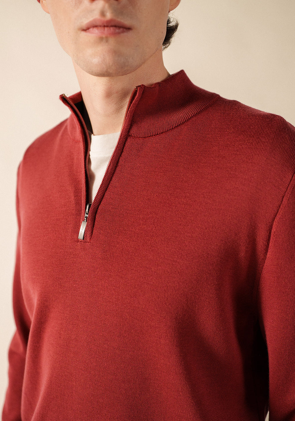 Jersey Crossley (TERRACOTA/AZUL MARINO)