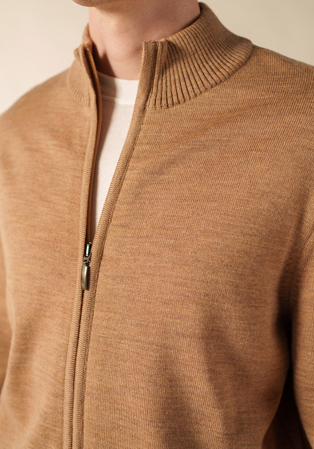 Colorado cardigan (BEIGE FONCE/BEIGE)
