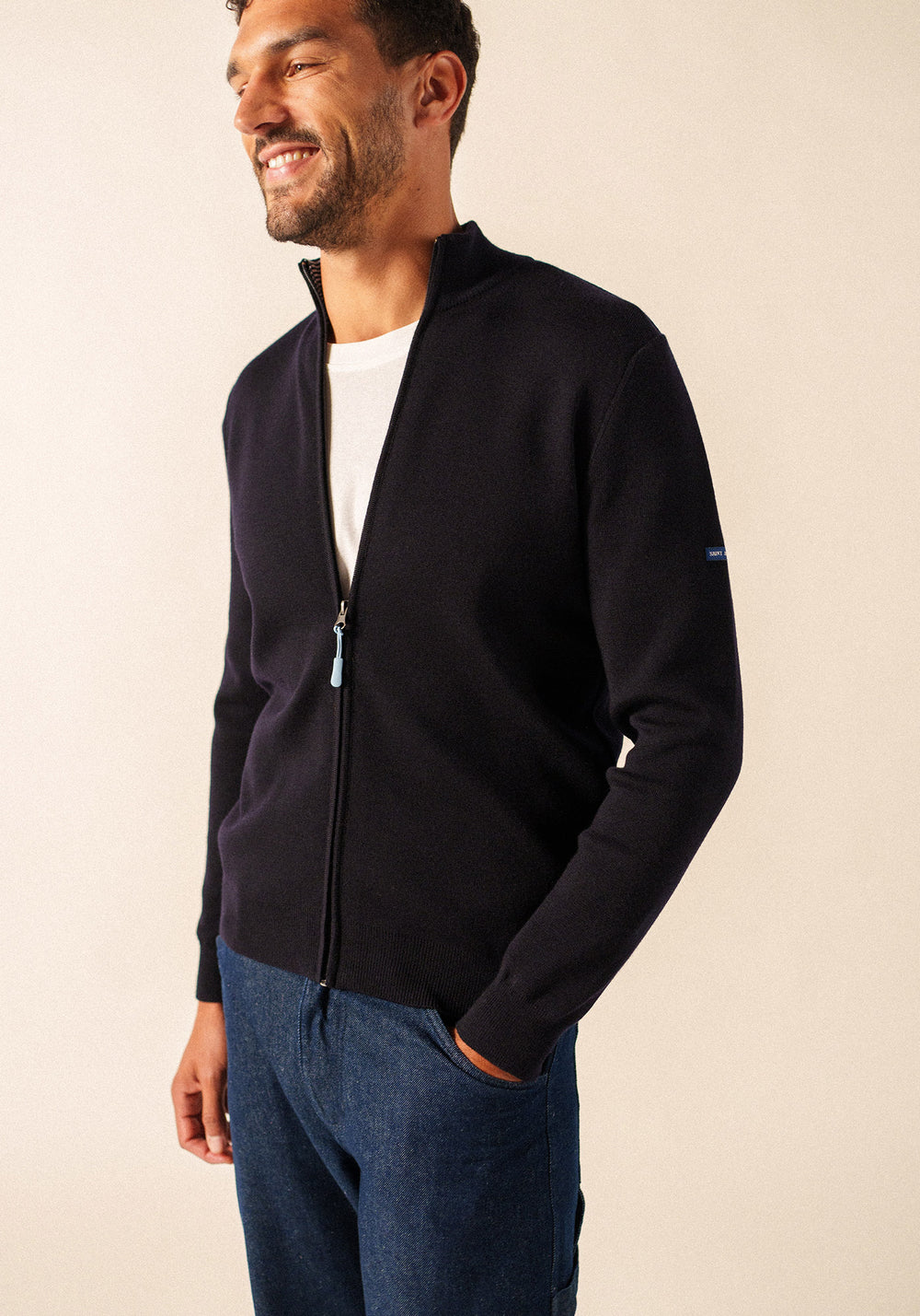 Creggan cardigan (NAVY/NUANCE)