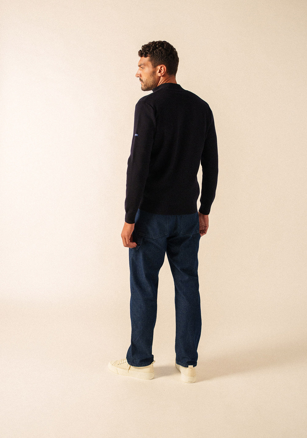 Creggan cardigan (NAVY/NUANCE)