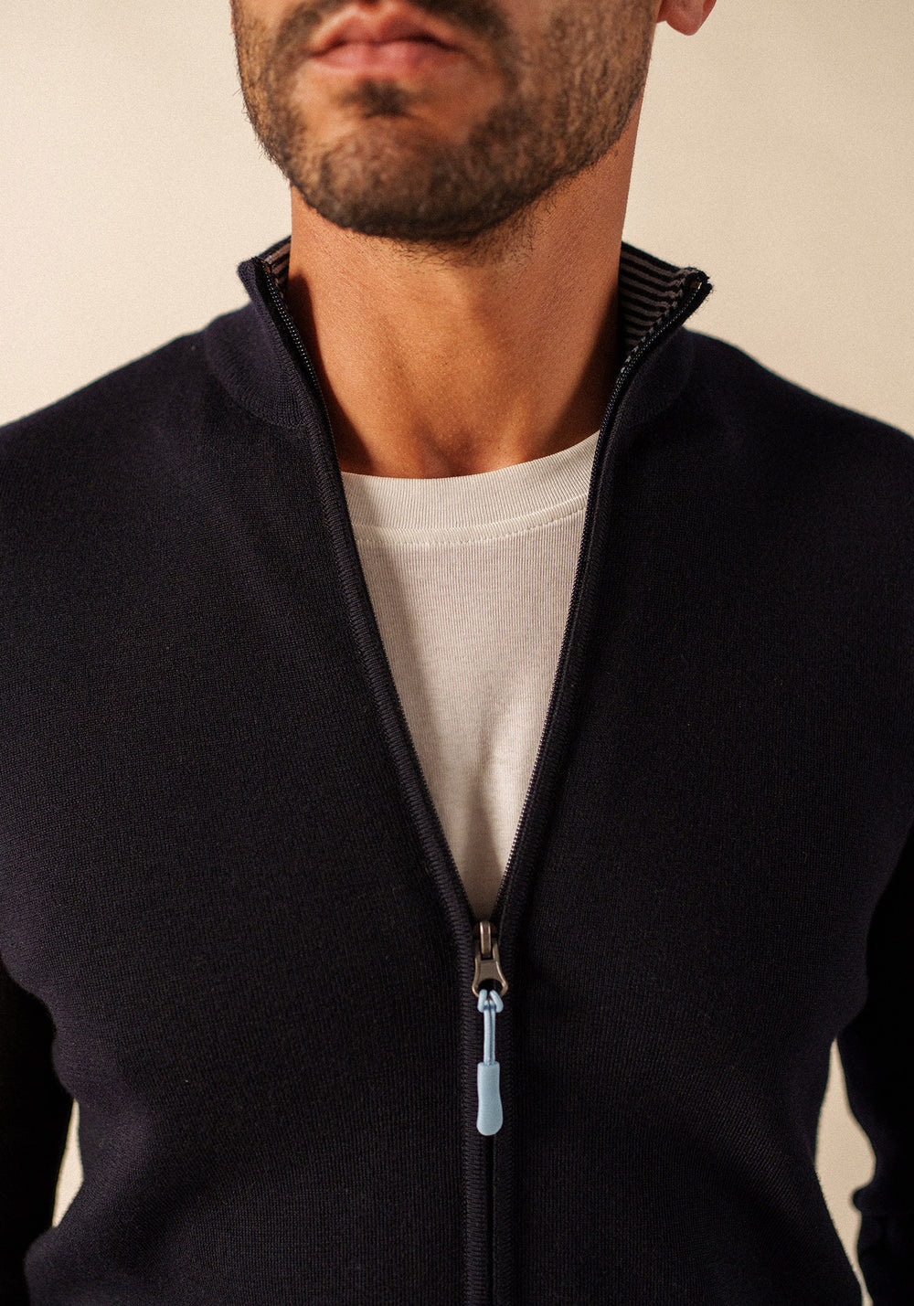 Creggan cardigan (NAVY/NUANCE)