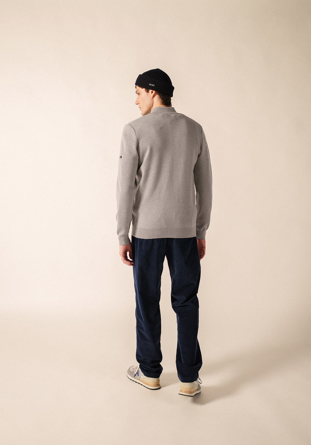 Creggan cardigan (PERLE CHINE/NAVY)