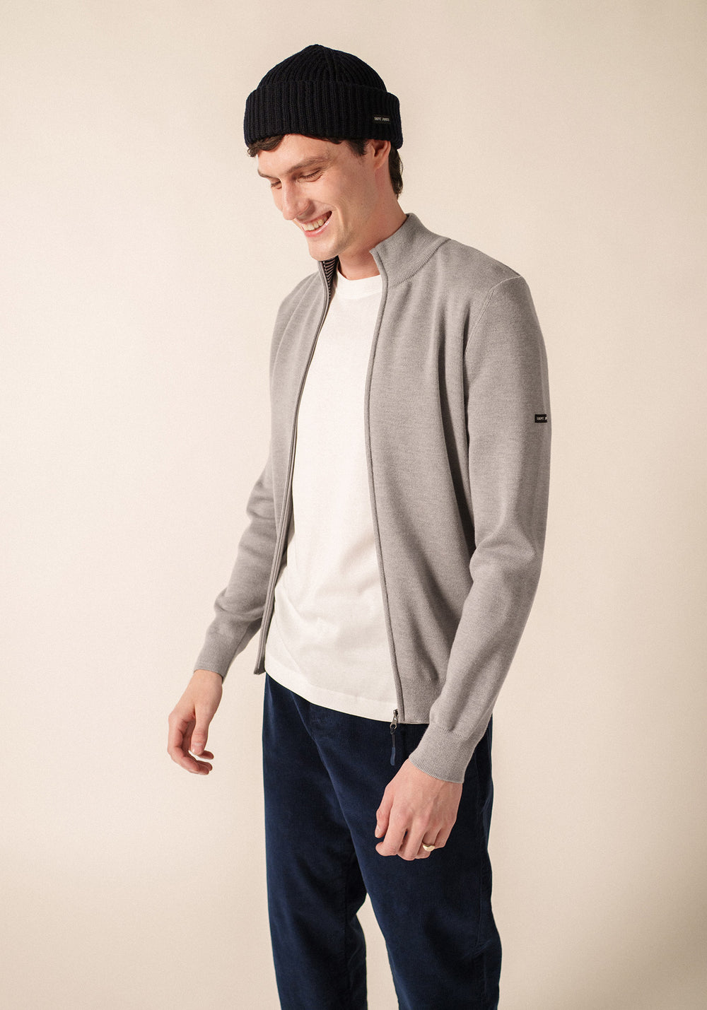 Creggan cardigan (PERLE CHINE/NAVY)