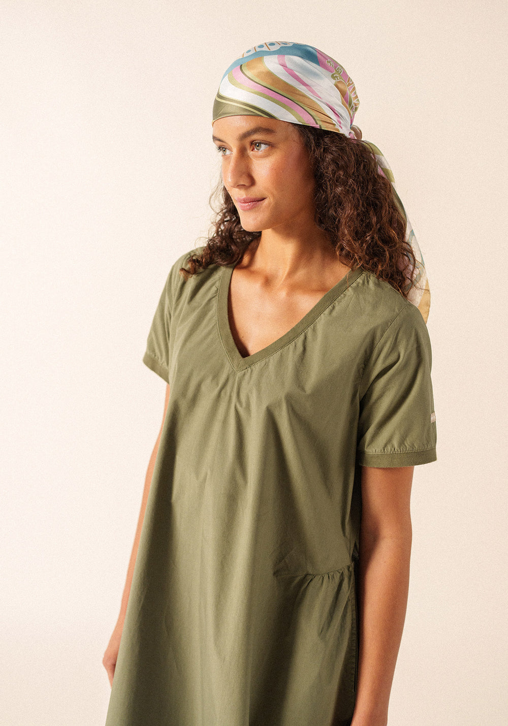 Fond Marin square scarf (ACCALMIE)