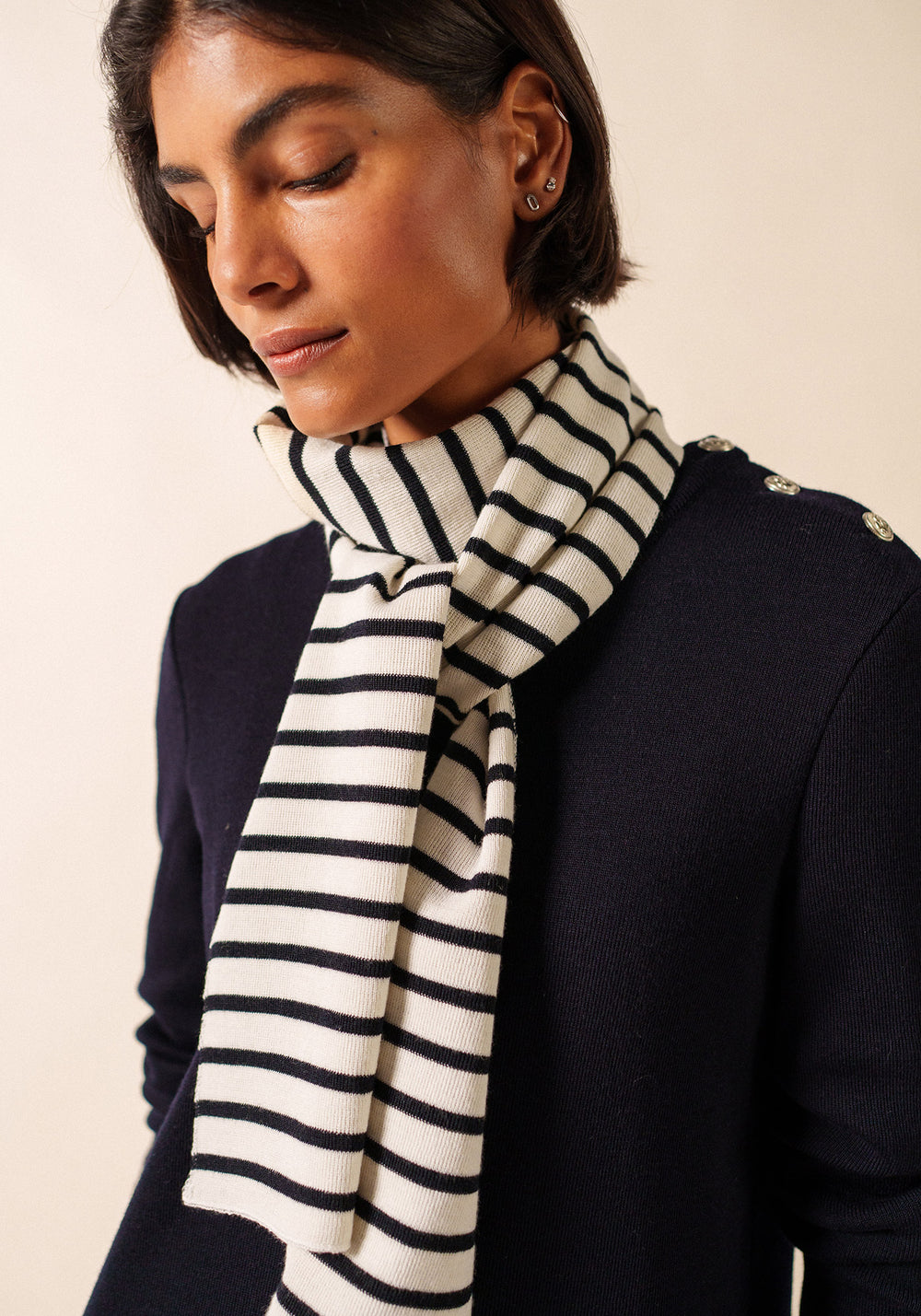 Duguay scarf (ECUME/NAVY)