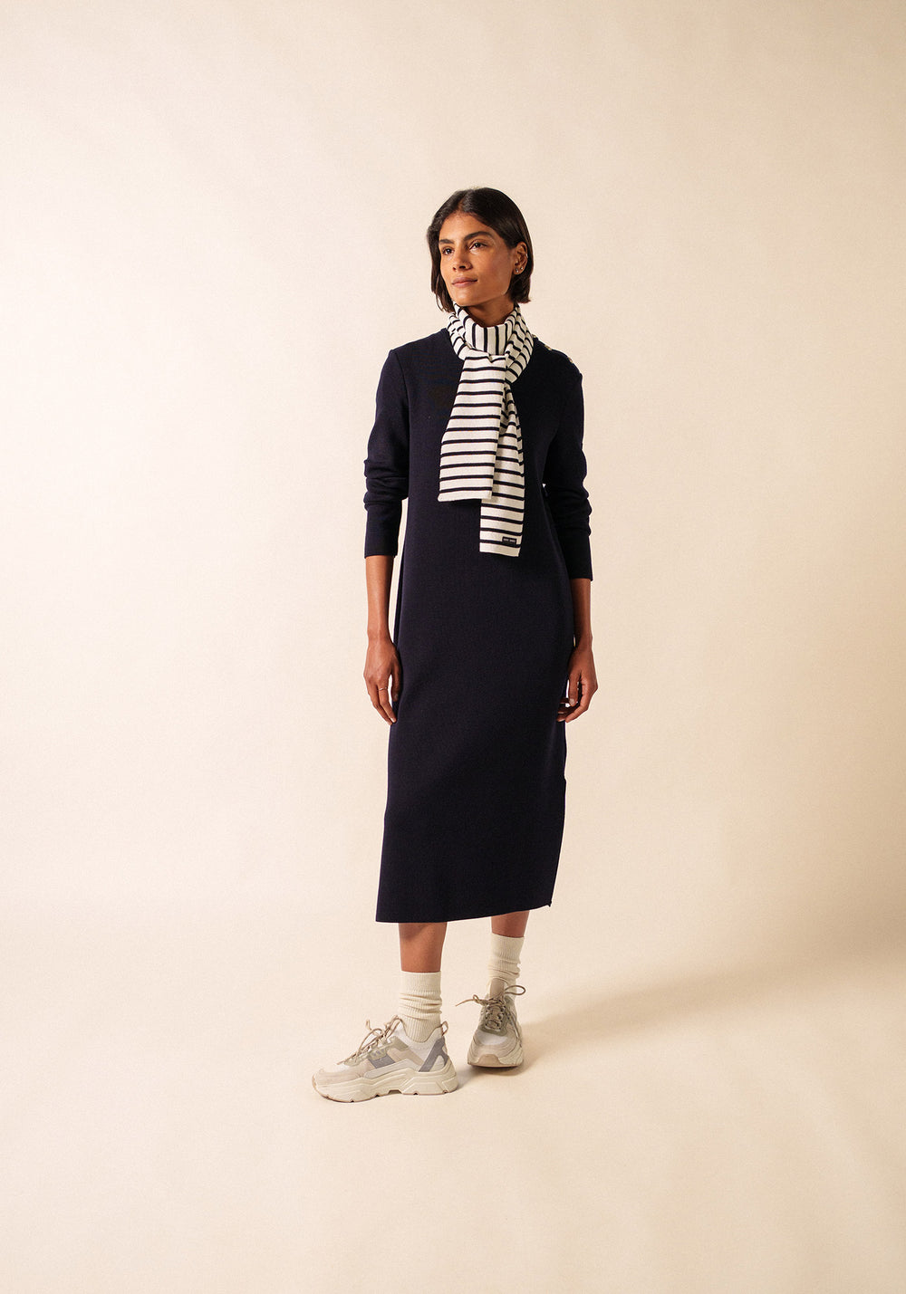 Duguay scarf (ECUME/NAVY)