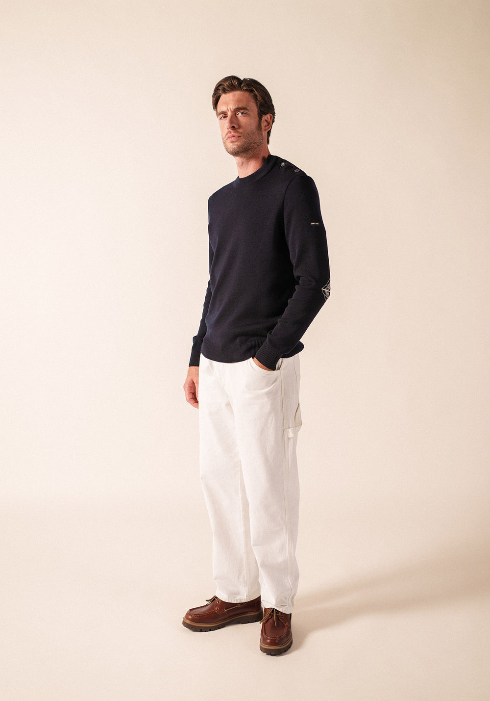 Jersey Mondiovision x La tour Eiffel (NAVY/ECUME)