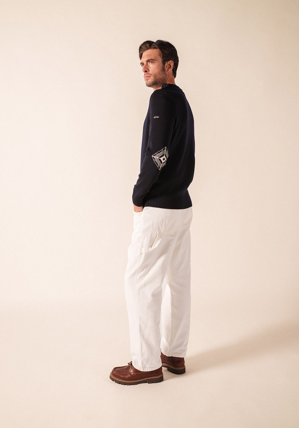 Jersey Mondiovision x La tour Eiffel (NAVY/ECUME)