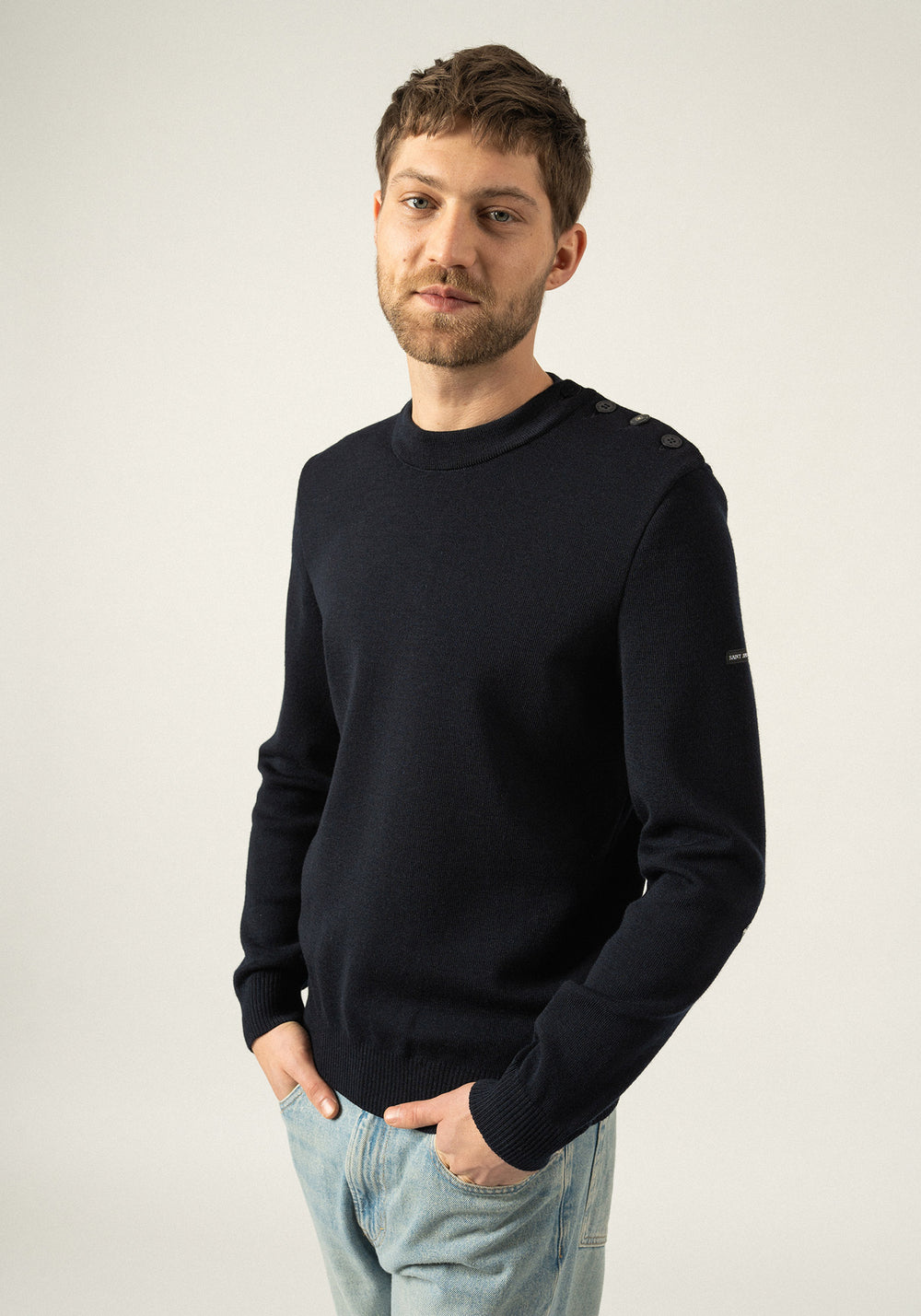 Mondiovision jumper x La tour Eiffel (NAVY/ECUME)