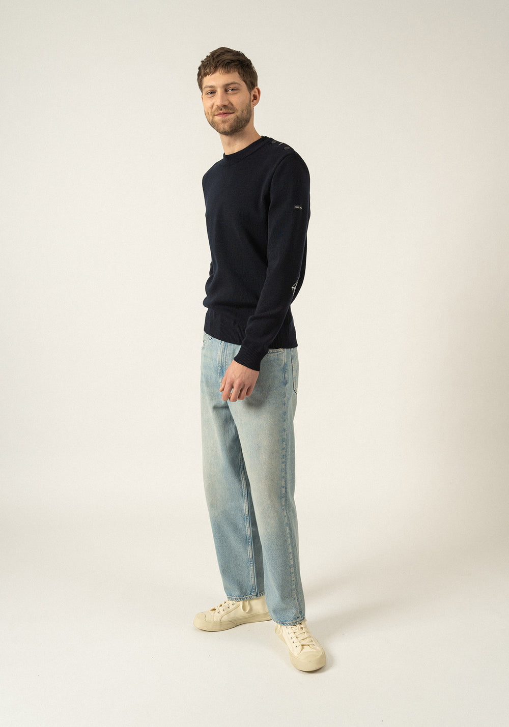 Mondiovision jumper x La tour Eiffel (NAVY/ECUME)