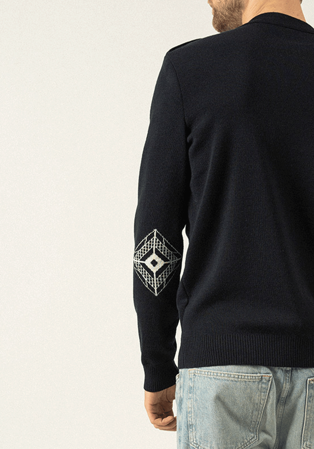 Mondiovision jumper x La tour Eiffel (NAVY/ECUME)