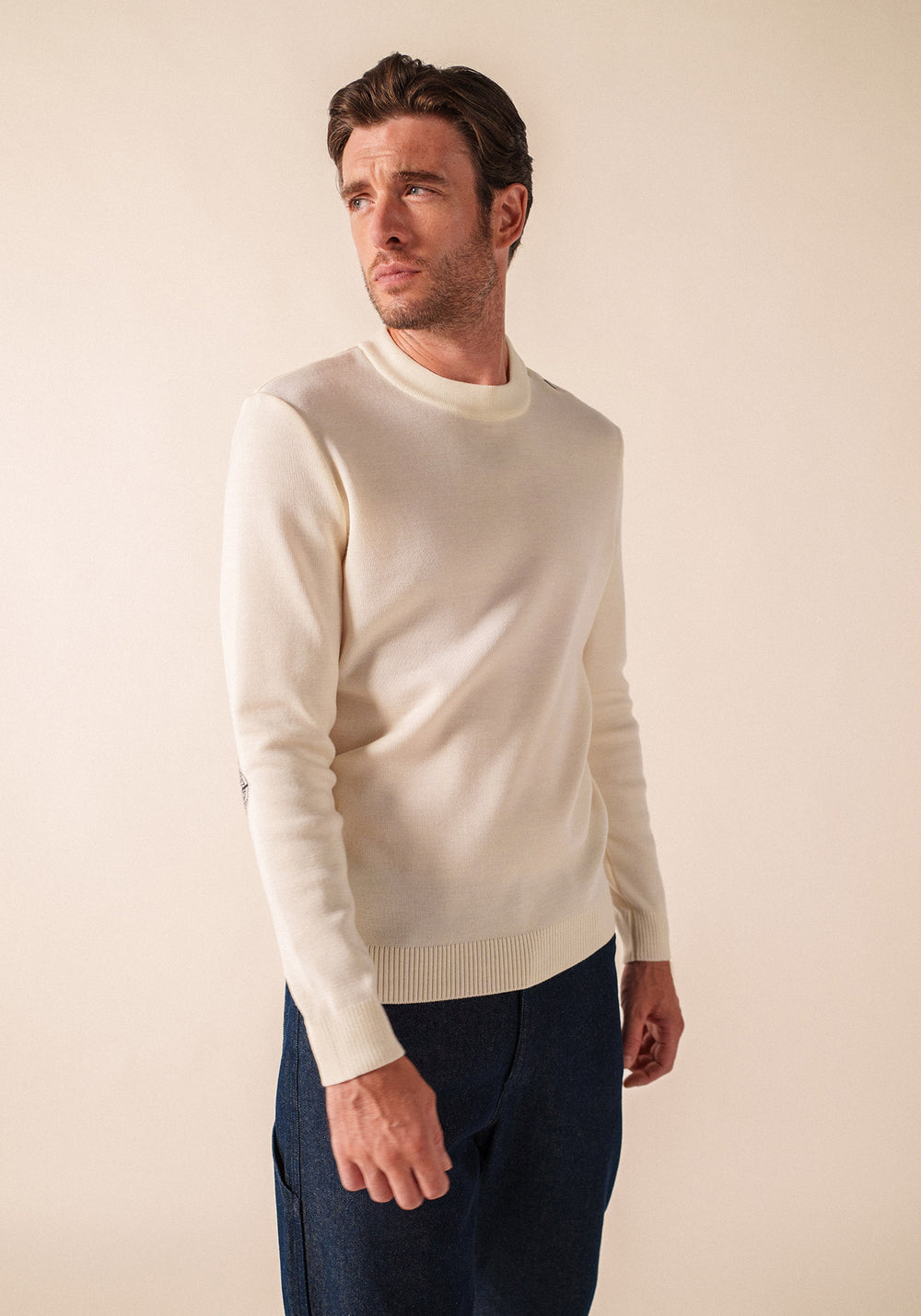 Mondiovision jumper x La tour Eiffel (BLANC/NAVY)