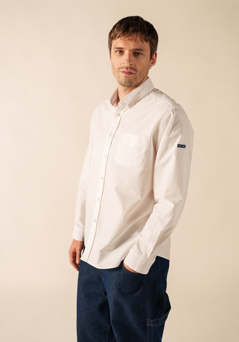 Amboise Long-Sleeved Shirt – cotton (BLANC)