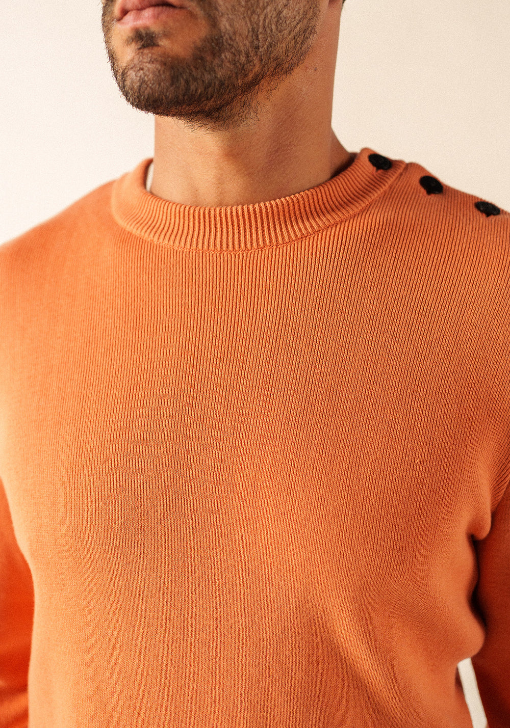 Jersey marinero de algodón Cancale (ARGILE)