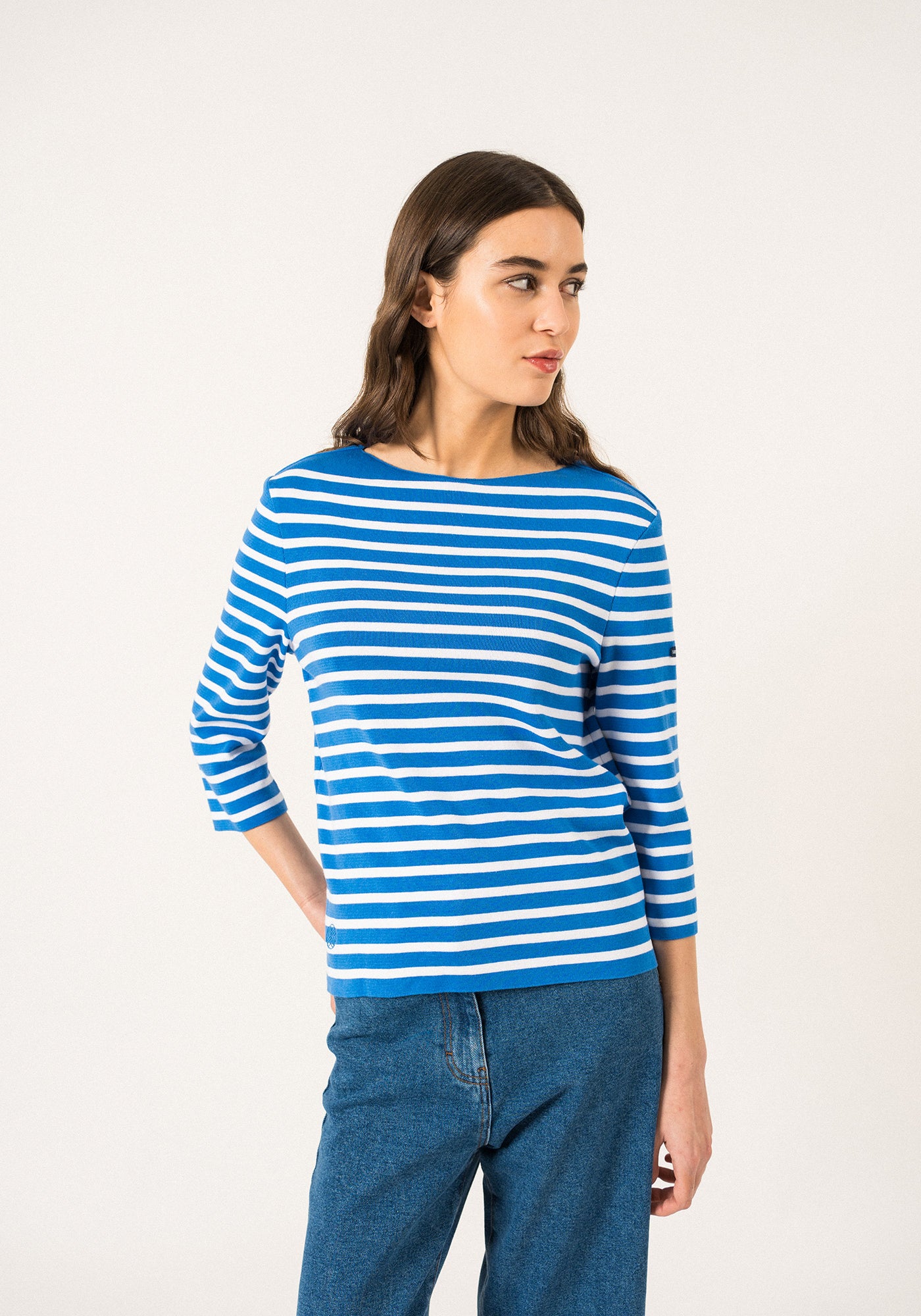 Voissey Breton Shirt x Lilly Pulitzer (MER/BLANC)