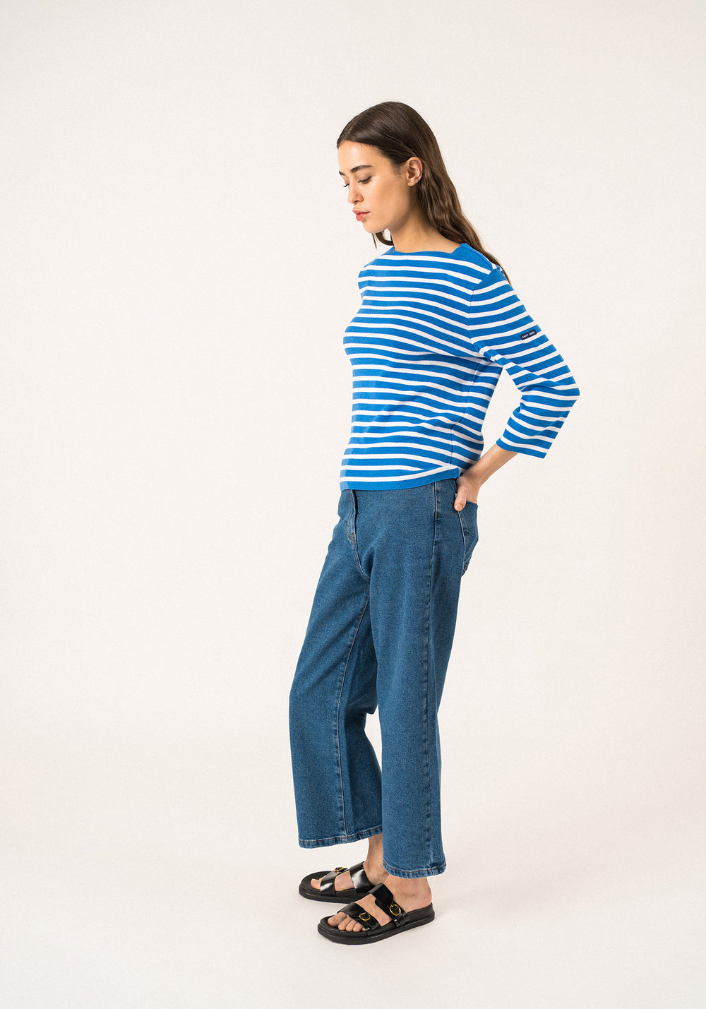 Voissey Breton Shirt x Lilly Pulitzer (MER/BLANC)