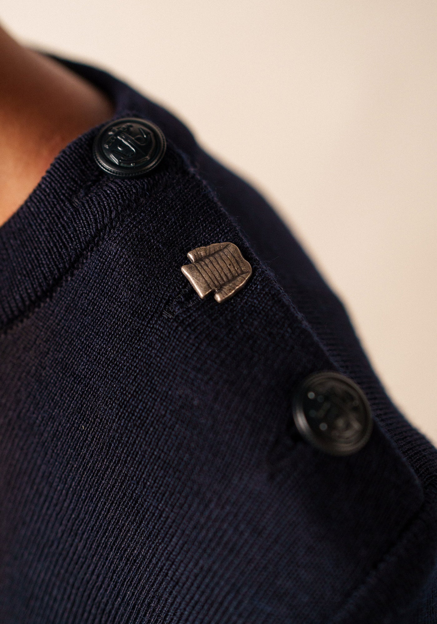 Brégançon sailor jumper (NAVY/ECUME)