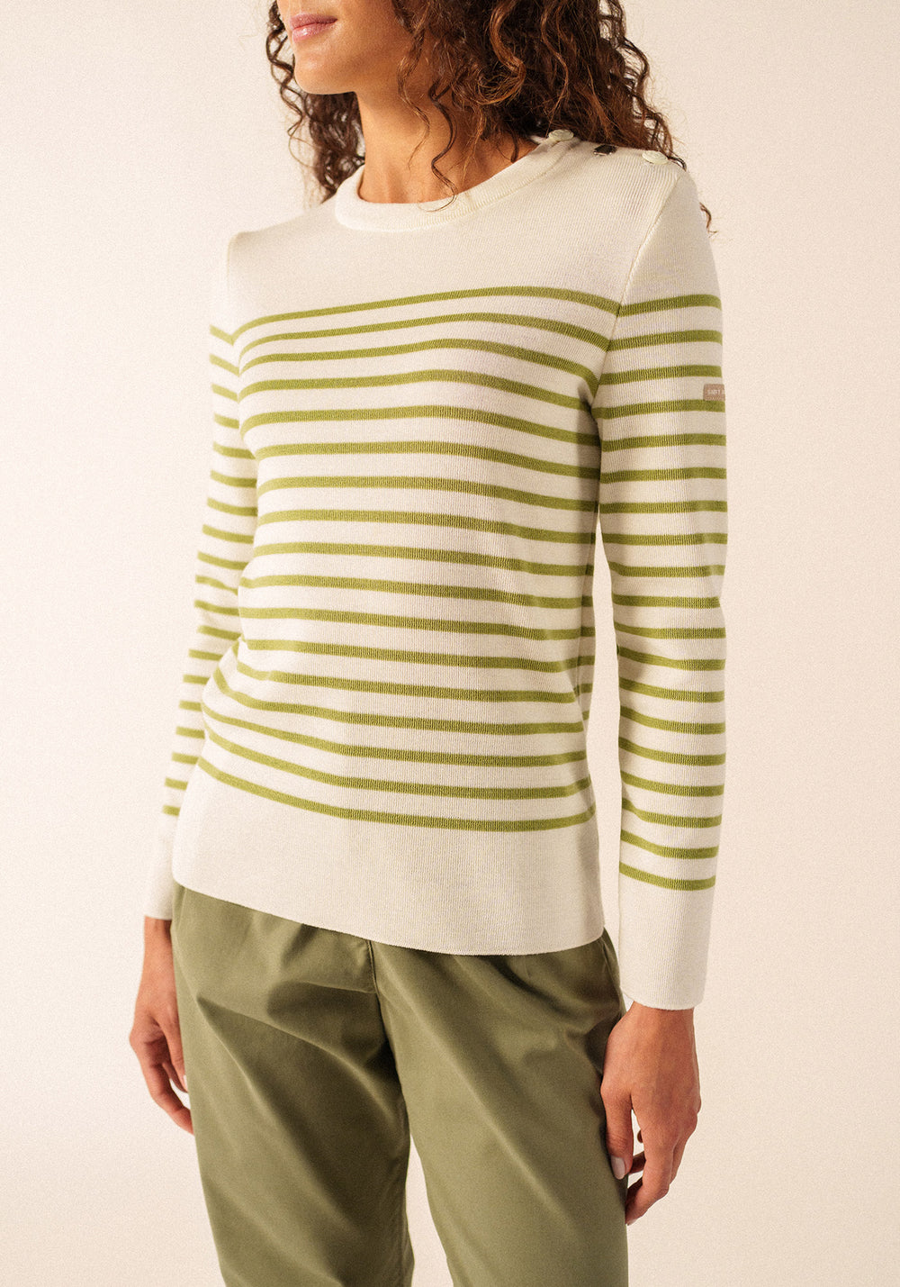 Brégançon sailor jumper (BLANC/OIL)
