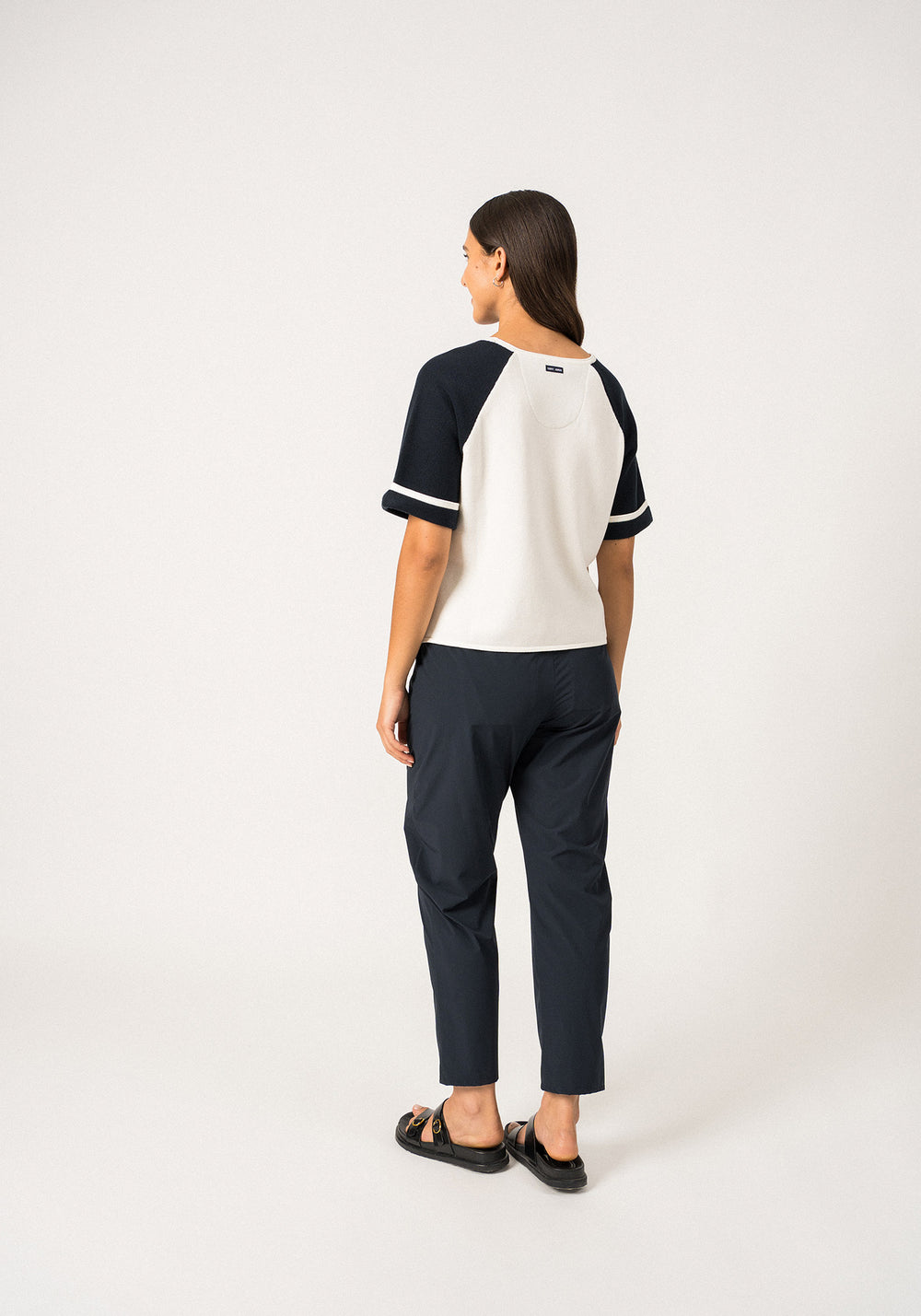 Traversée T-Shirt x Isabelle Ballu (ECUME/MARINE)