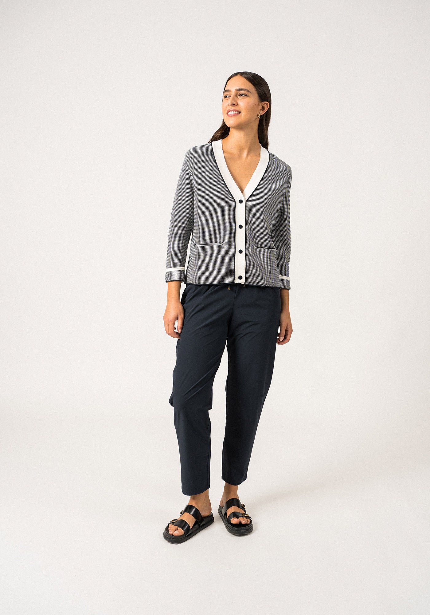 Calanques Cardigan x Isabelle Ballu (ECUME/MARINE)