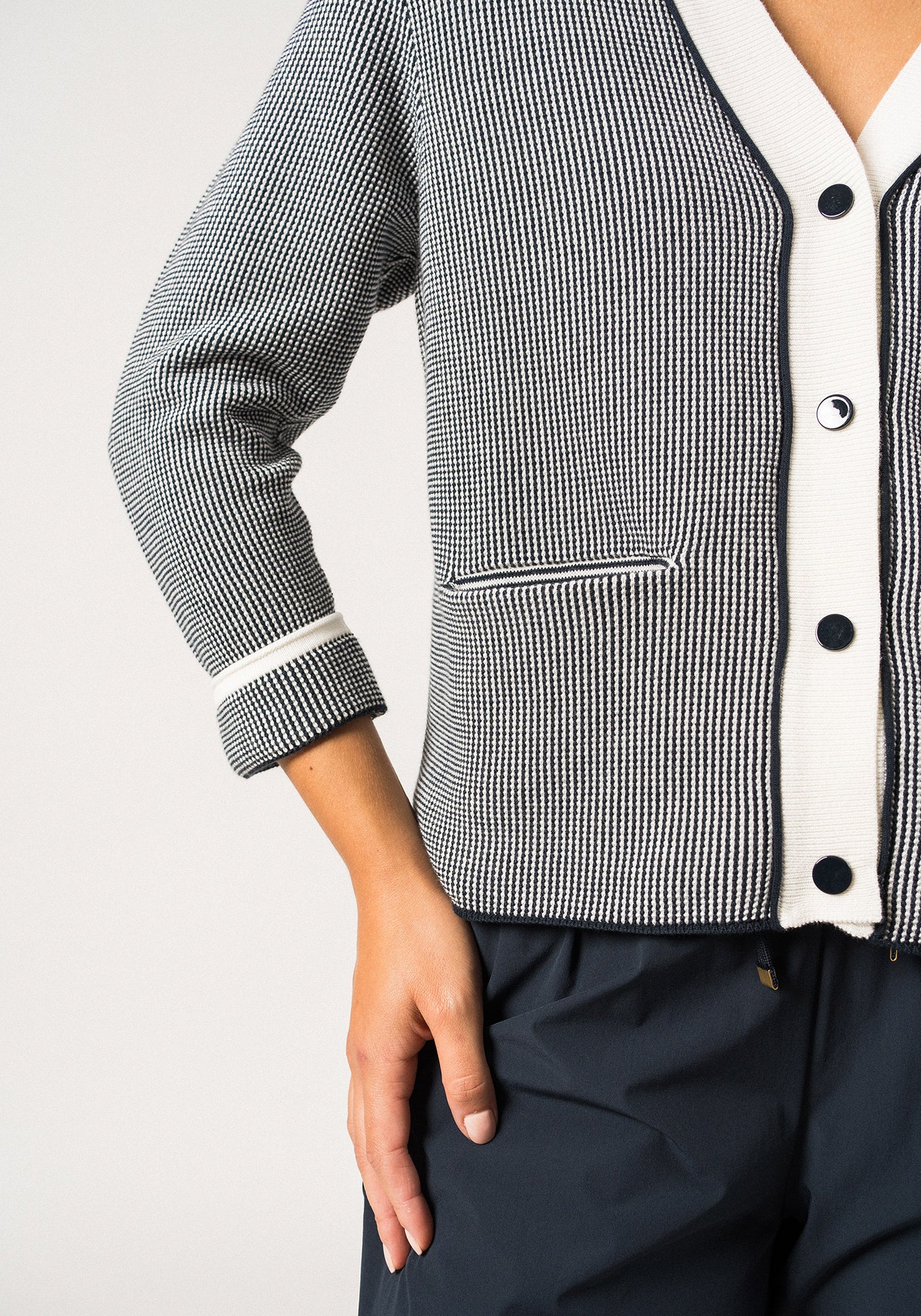 Calanques Cardigan x Isabelle Ballu (ECUME/MARINE)