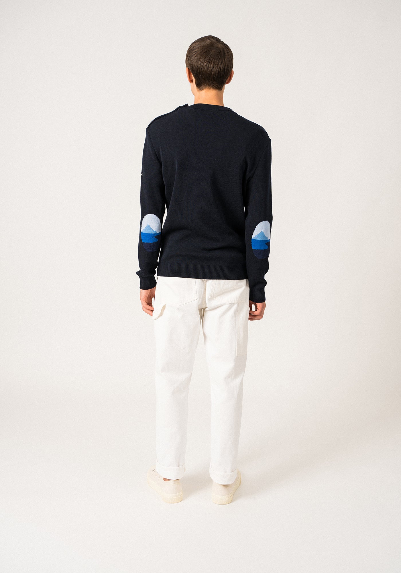 Mondiovision jumper x le Mont Saint-Michel (NAVY/MULTICO)