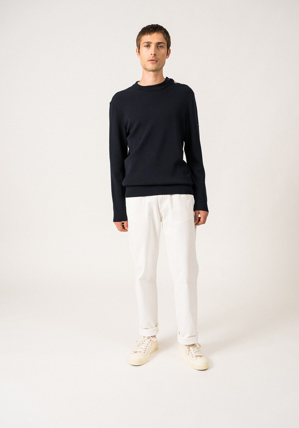 Mondiovision jumper x le Mont Saint-Michel (NAVY/MULTICO)