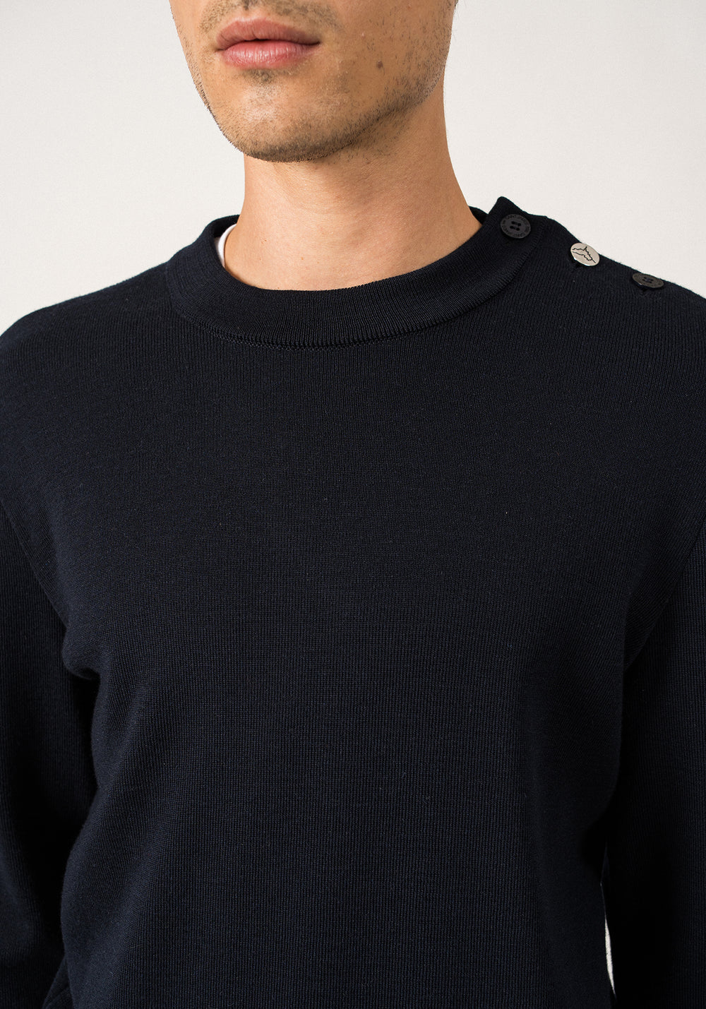 Mondiovision jumper x le Mont Saint-Michel (NAVY/MULTICO)