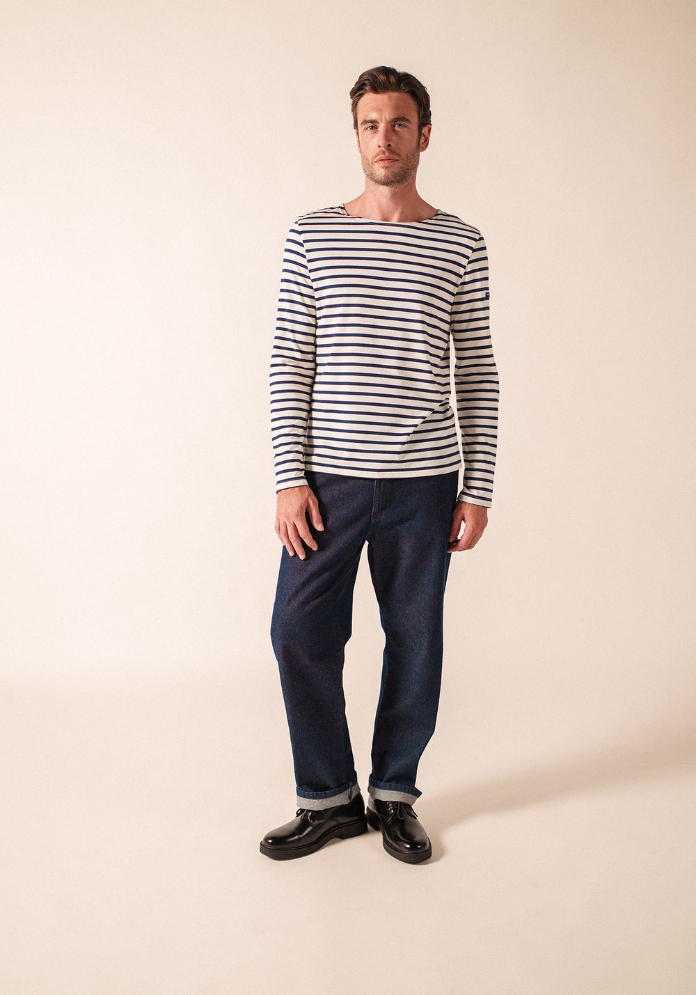 Minquiers Breton shirt x le Mont Saint-Michel (ECRU/MARINE/GITANE)