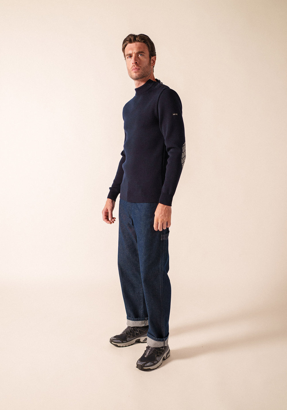 Jersey marinero Matelot Equipage (MARINE/ECRU)
